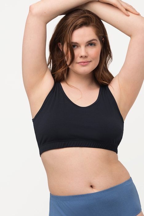 790724 - Brassière en coton bio. Bretelles larges