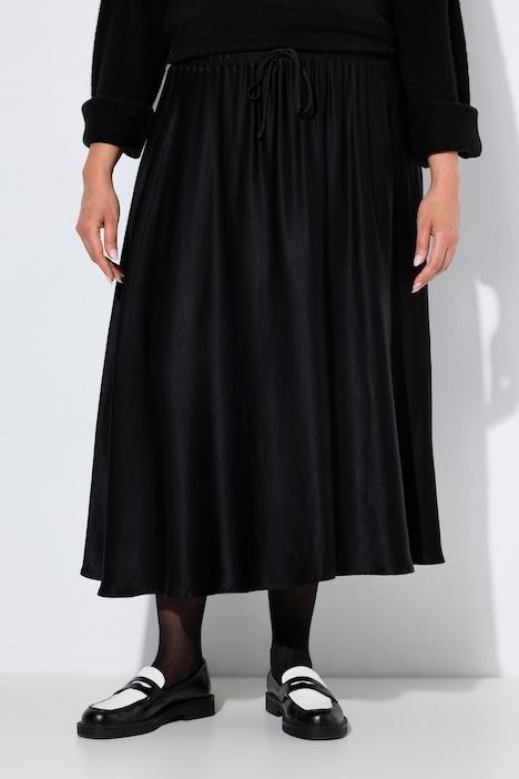 822813 - Jupe midi en satin
