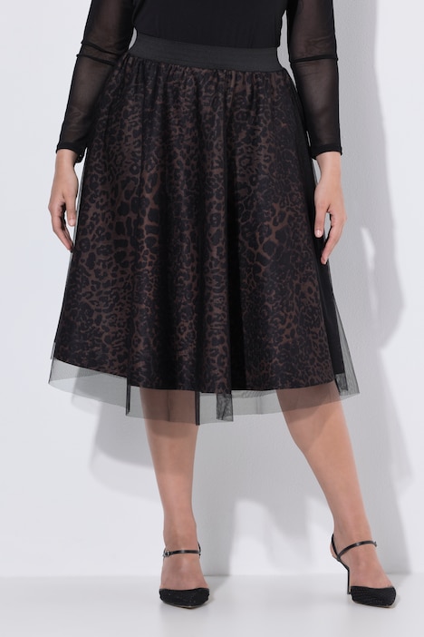 853730 - Jupe midi en scuba