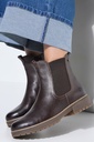 853982 - Bottines Chelsea en cuir