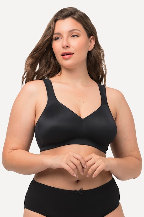 [535571100-100B] 535571 - Soutien-gorge en microfibres, bonnets préformés et respirants (noir, 100B)