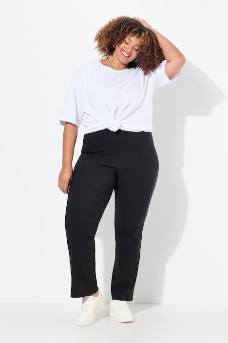 [615444100-44] 615444 - Pantalon en bengaline (noir, 44)