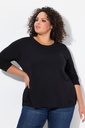 646801 - T-shirt Slim Fit, décolleté rond et manches longues