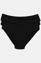 666667 - Slips, lot de 3 taille élastique, coton