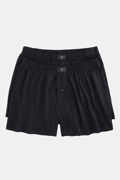 [676671130-6] 676671 - Lot de 2 caleçons, coupe large (noir, 6)