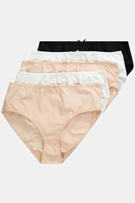 700384 - Lot de 5 culottes midi, matière élastique