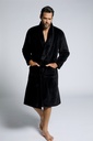 701445 - Peignoir JP 1880 en microfibres, avec ceinture à nouer, collection Homewear - jusqu'au 8 XL