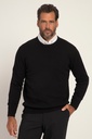 708261 - Pull JP 1880 en coton, col rond - jusqu'au 8 XL