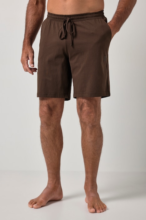 [708405646-3XL] 708405 - Short de pyjama Homewear à taille élastique - jusqu'au 8XL (marron foncé, 3XL)