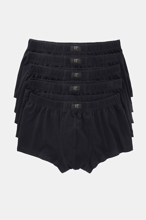 711245 - Lot de 5 caleçons, sous-vêtements, 1 couleur, jusqu'à la taille 7XL