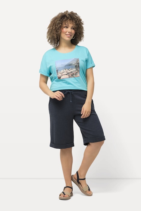 [826682130-44+] 826682 - Short Mary en molleton (marine, 44/46)