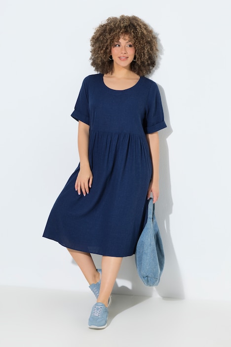 829837 - Robe en lin mélangé