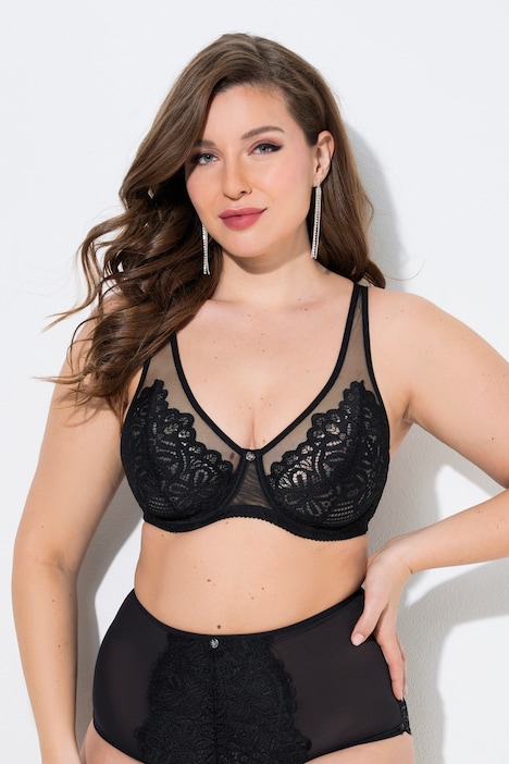 [832811100-100B] 832811 - Soutien-gorge à armatures (noir, 100B)