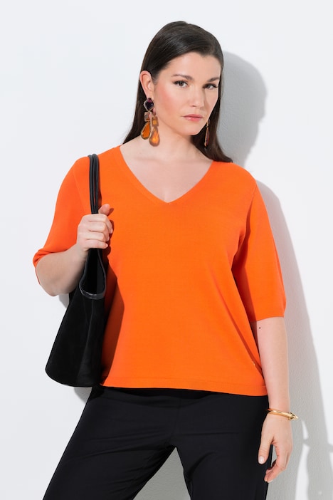 [835260666-44+] 835260 - Pull (orange clair, 44/46)
