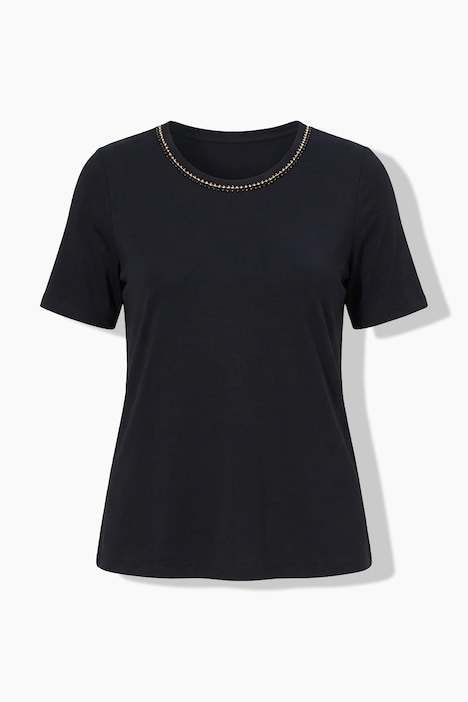 [837866100-44+] 837866 - T-shirt en lyocell (noir, 44/46)