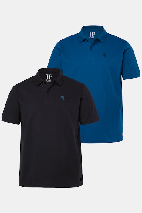 [838585768-3XL] 838585 - Polos, lot de 2 (bleu vert, 3XL)