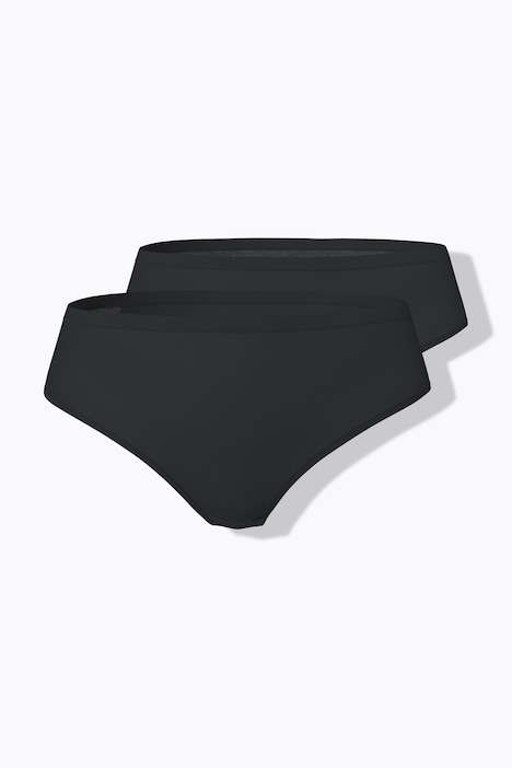 [839512100-44+] 839512 - Strings en lot de 2 (noir, 44/46)