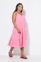 840512 - Robe midi en lin mélangé