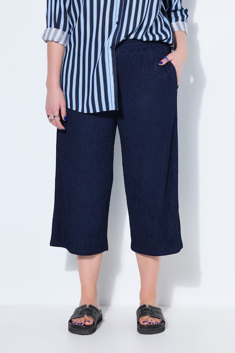 [840569750-44+] 840569 - Jupe-culotte (bleu foncé, 44/46)