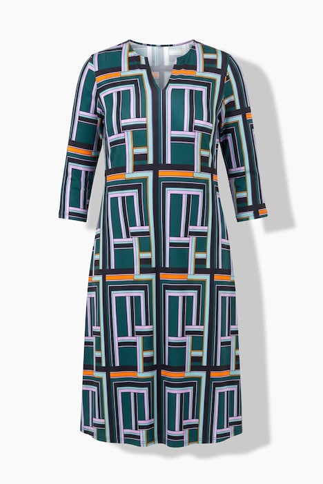 [846724759-44+] 846724 - Robe midi en piqué, tombé fluide (44/46)