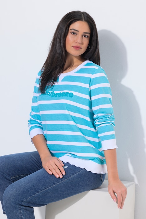 [846755740-44+] 846755 - Sweat-shirt (aqua foncé, 44/46)