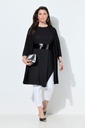847183 - Veste longue en piqué, tombé fluide