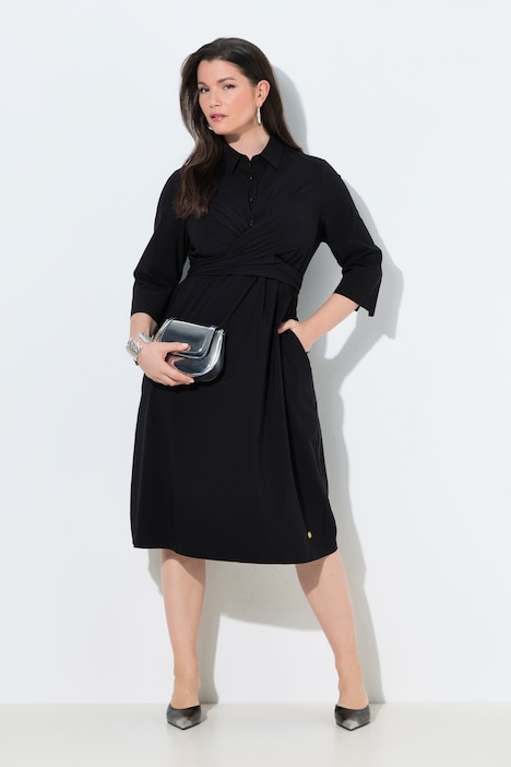 847254 - Robe-chemisier longueur midi