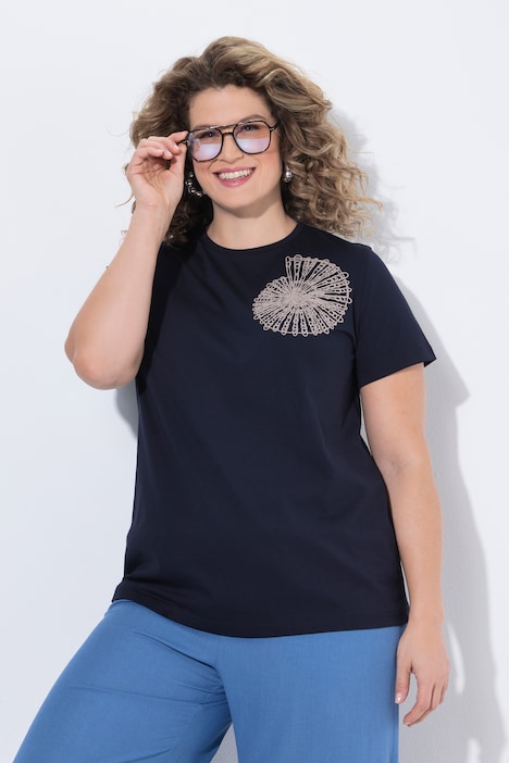 [847649130-44+] 847649 - T-shirt (marine, 44/46)