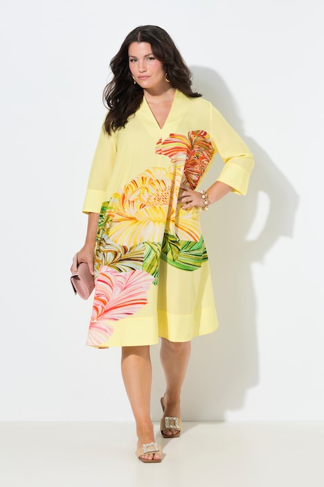 [847921601-44+] 847921 - Robe midi en Lyocell (44/46)