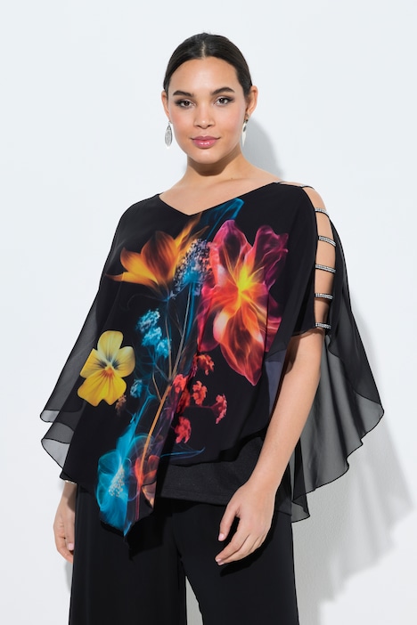 [847937100-44+] 847937 - Blouse en mousseline (44/46)