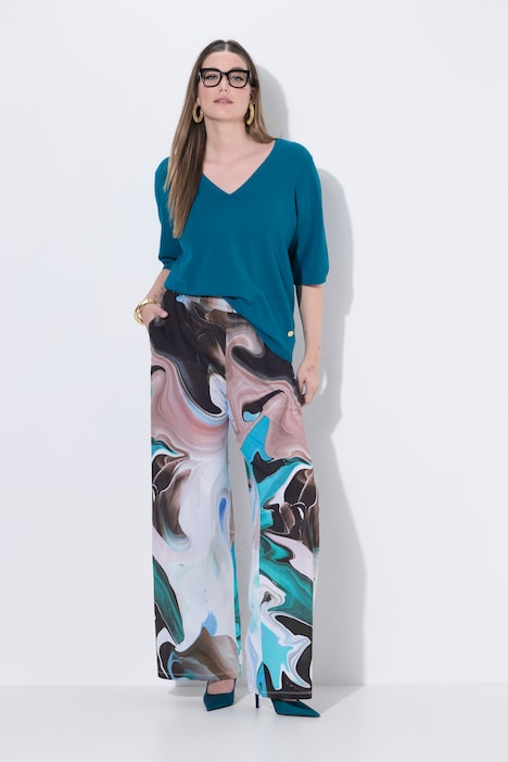 [848004457-44+] 848004 - Pantalon au tombé fluide (44/46)