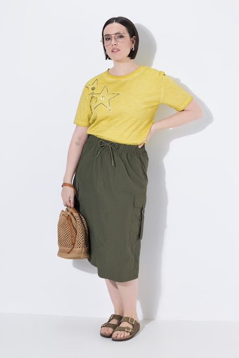 848577 - Jupe cargo midi