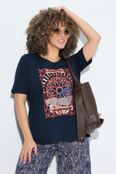 [848665130-44+] 848665 - T-shirt (marine, 44/46)
