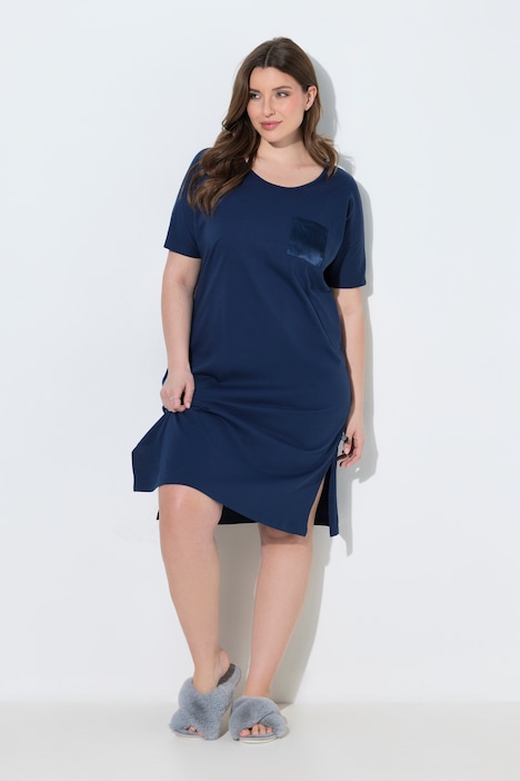 [849136139-44+] 849136 - Chemise de nuit (bleu nuit, 44/46)