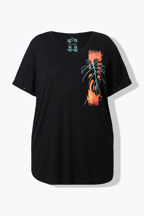 [849381100-44+] 849381 - T-shirt technique (noir, 44/46)