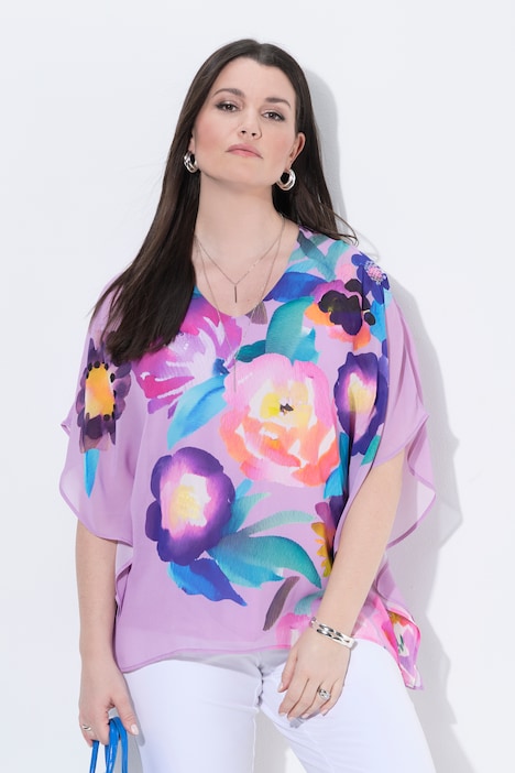 [849534809-44+] 849534 - Blouse en mousseline (44/46)