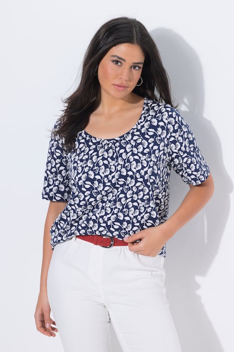[849571740-44+] 849571 - T-shirt (bleu encre, 44/46)