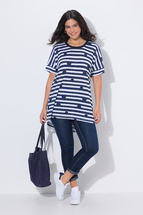 [849626130-44+] 849626 - T-shirt (marine, 44/46)