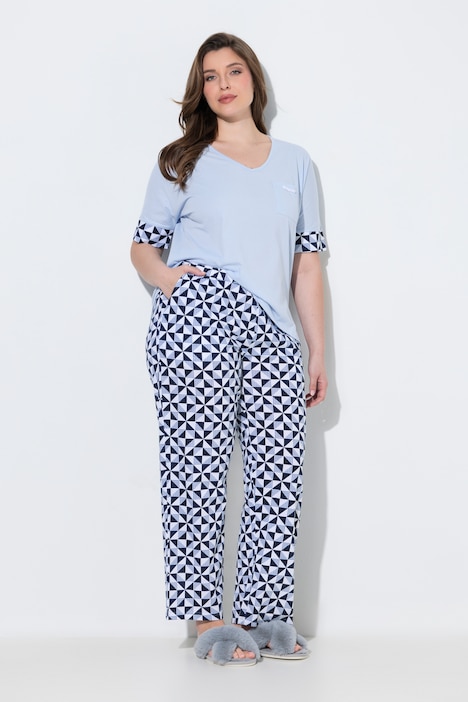 [849850725-44+] 849850 - Pyjama (bleu clair, 44/46)