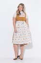 850200 - Dirndl en lin mélangé