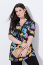 850387 - T-shirt long dans un tissu fluide