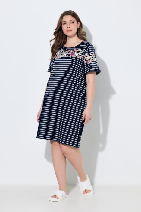 [850401139-44+] 850401 - T-shirt long (bleu nuit, 44/46)