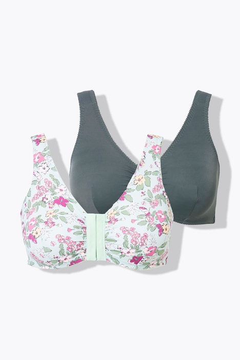 [852101403-100D] 852101 - Brassières, lot de 2 (100D)