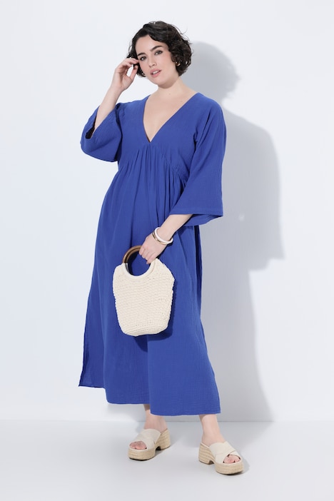 852210 - Robe maxi en mousseline