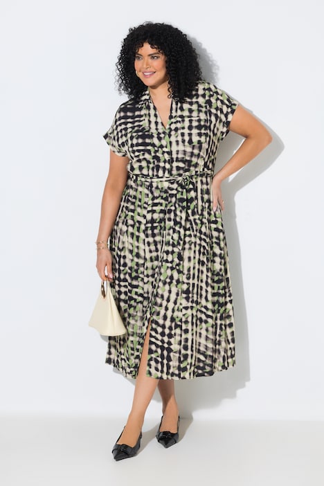 852257 - Robe-chemisier maxi
