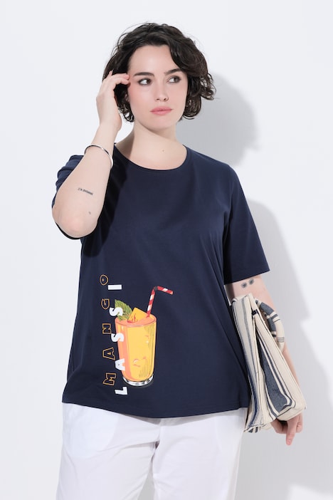 [852262130-44+] 852262 - T-shirt (marine, 44/46)