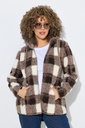852886 - Veste longue en polaire bouclée