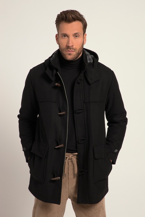 [795121100-3XL] 795121 - Duffle-coat déperlant avec boutons ovales, jusqu'au 8 XL (3XL)