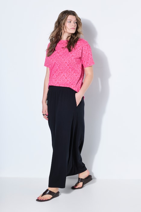 [795807100-44+] 795807 - Jupe, longueur maxi, jersey, ceinture élastiquée (44/46)