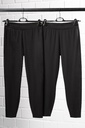 798804 - Legging, coupe ajustée, taille haute, ceinture élastique, lot de 2